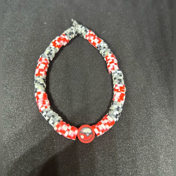 Poke Ball (Pokemon) Heishi Bracelet - Picture 5 of 7